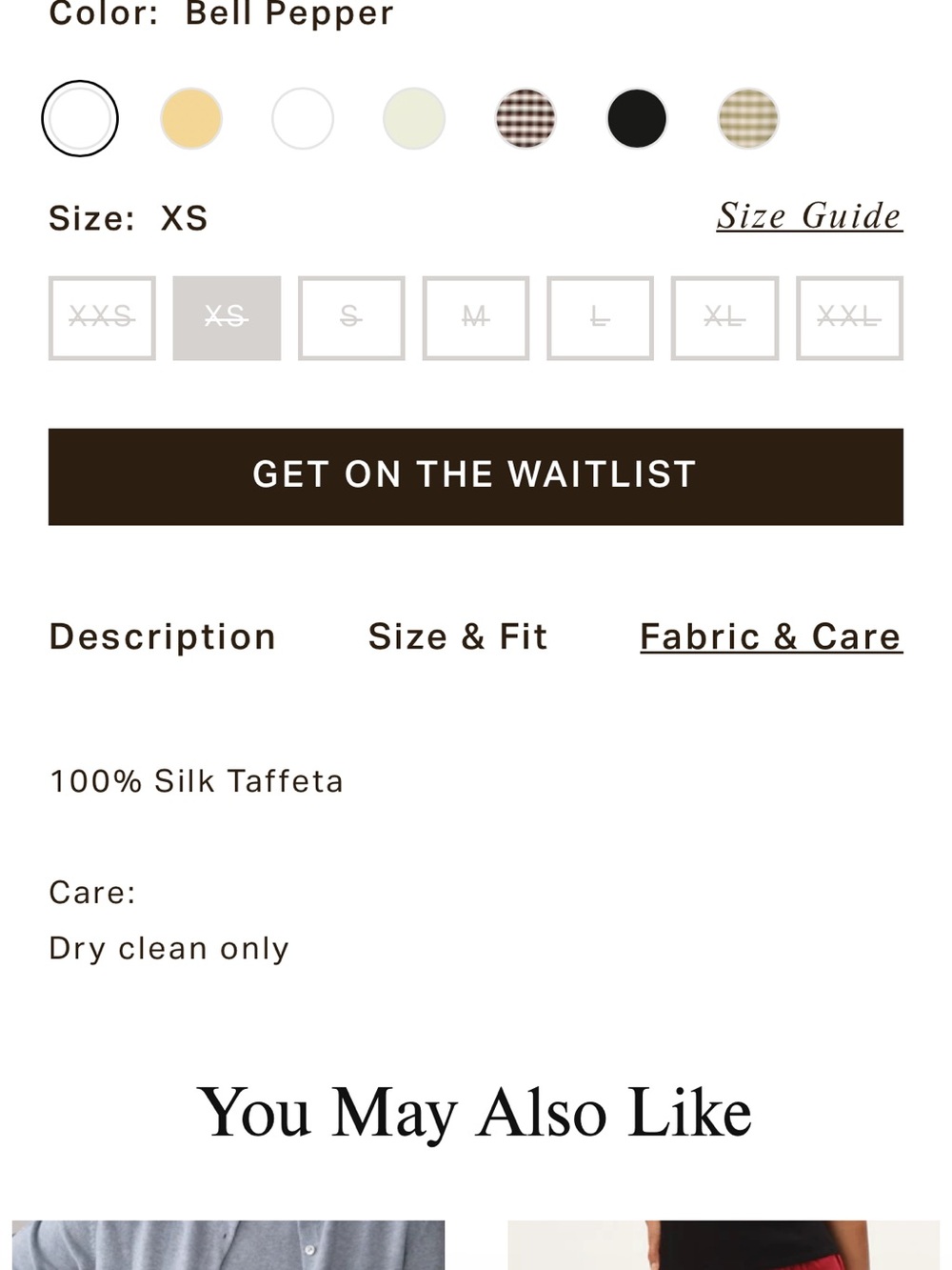 DONNI. The Silk Taffeta Cargo Pant - XS - Picture 9 of 10